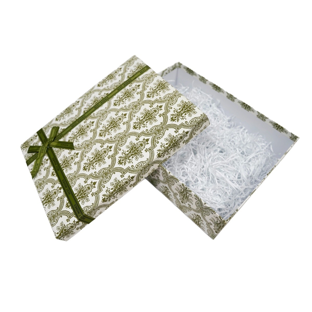 Custom Logo Luxury Clamshell Gift Boxes For Gift Packaging With Ribbon for Jewelry