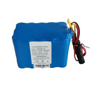 China 18650 11000 MAH 12 Volt Deep Cell Lithium Battery Pack on sale