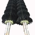 Customized Industrial Cylindrical Brush Fruits Vegetables Potato Belt Cleaning