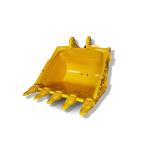 ZHONGHE Q355B Heavy Duty Rock Bucket , Wear Resistant Rock Excavator Buckets