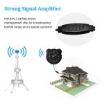 Black Clock Thin Paper high gain yagi antenna Indoor 20dB Gain