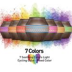 120 Ml Household Small Portable Cool Mist Air Humidifier With Led Lights Aroma