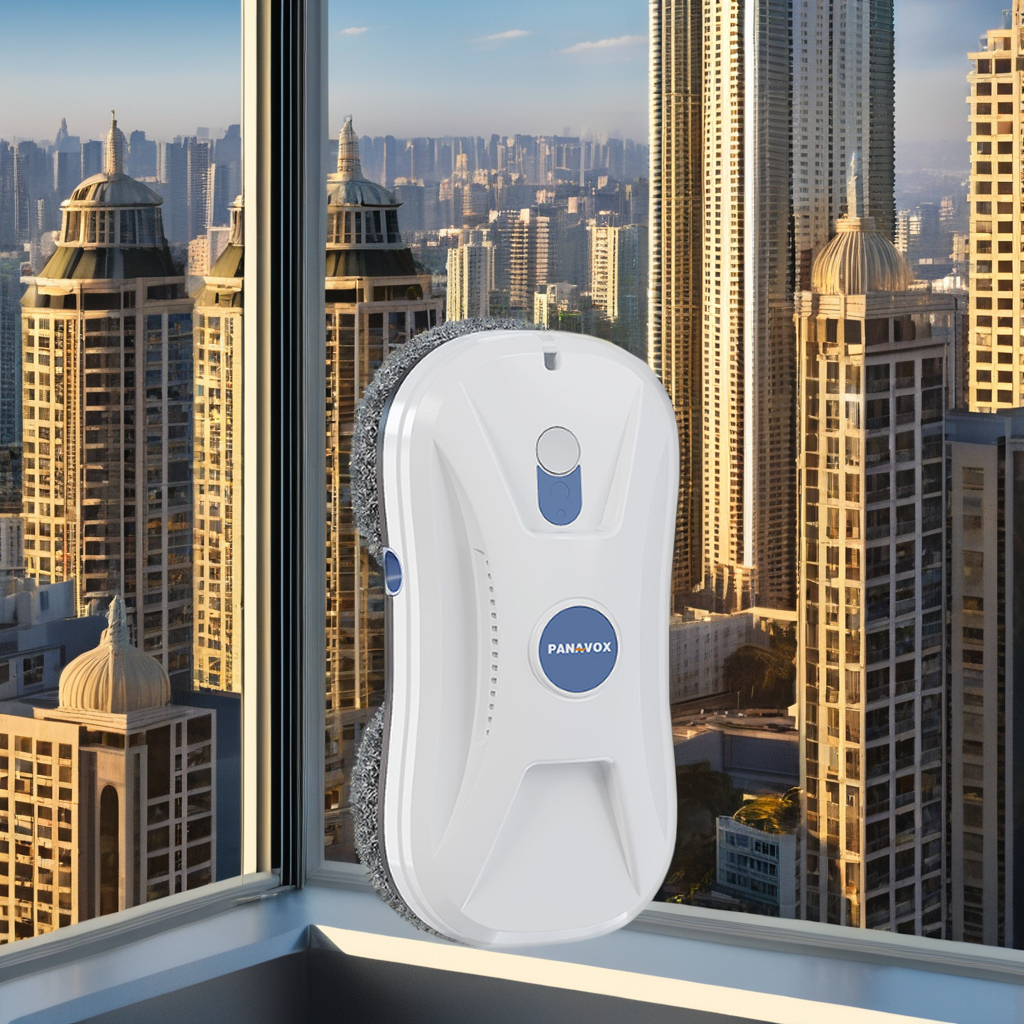 Smart Electric Window Robot Cleaner 5 Mins/M2 Vacuum Bot Glass Cleaning