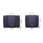 Girls Double Zipper Polyester Hanging Travel Toiletry Bag