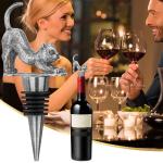 Custom Wine Stopper Animal Dog Cat Metal Bottle Stoppers For Wine Champagne