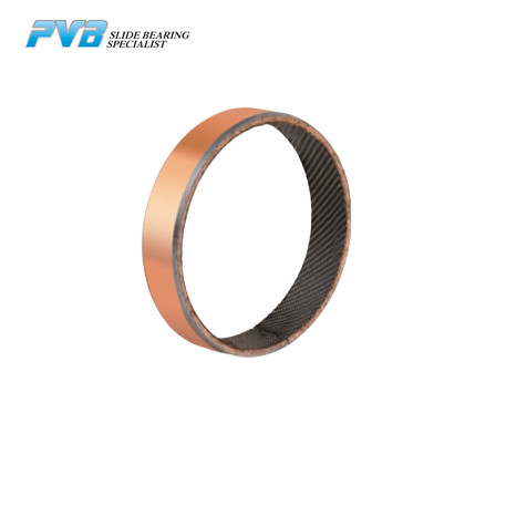 China Steel Back Woven Fabric PTFE Fiber Composite Plain Bushing factory