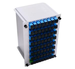 China HSGFL-PLC-1*64SU-C PLC Fiber Optic Splitter Insert Type 5.7DB Insert Loss factory