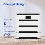 Metal Case Lithium Ion 51.2V Home Commercial Solar Energy Battery Storage System