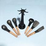 Kitchen Accessories Cooking Utensils Non Toxic Customized with Black ABS Handle