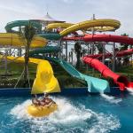 Fiberglass Swimming Pool Spiral Water Slide For Amusement Park