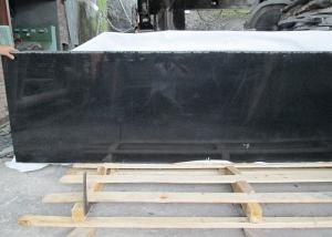 China Outdoor Black Polished Granite Floor Tiles , Supreme Large Granite Slabs factory