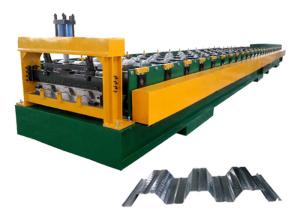 China Galvanized Floor Deck Roll Forming Machine / Metal Roof Panel Machine factory