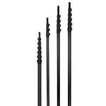 Bidirectional 45ft Carbon Fiber Telescopic Pole 3K Twill For Mast Flag