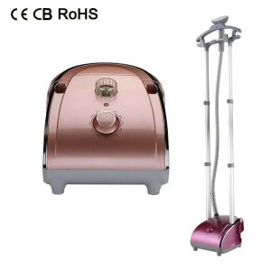 China Shop 1800 W Wrinkle Remover Clothes Steamer Shiny Electric Stand With Hanger factory