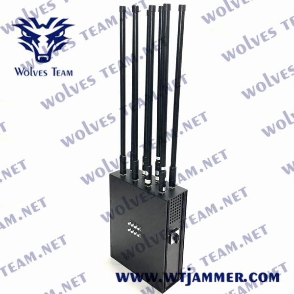 Wifi2.4G 3G 4G 5G Lightweight Manpack Cellular Signal Jammer Outdoor Built-in