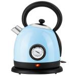 ROHS Stainless Steel Electric Kettle 1.8L Retro Thermometer Kettle