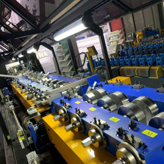 Galvanized Steel Sheet Light Steel Frame Roll Forming Machine for Strip Width of Approx 156mm