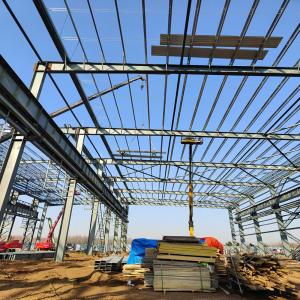 China Pre Engineered Steel Building Q355 Q235B Painted Galvanized factory