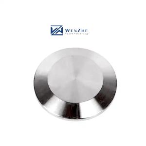 China Customized Blind Plate 316 Stainless Steel Sanitary Chuck Clamp Plug Pipe Plug factory