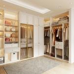 Particle Board Walk In Robe Storage Wardrobe Furniture Anti Scratch