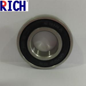 China Rubber Cover 6000 N Steel Ball Bearings High Perfprmance With Locking Groove factory