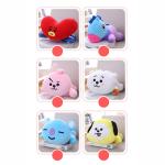 Crystal Velvet Plush Toy Pillow Cartoon Shape Printed Logo 100 - 300G