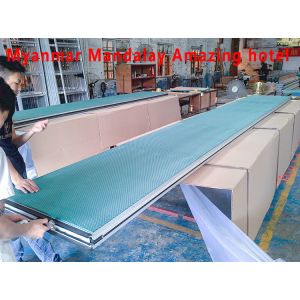 Acoustic Folding Partition Wall with 6061-T6 Aluminum Frame and Q235 Steel Core