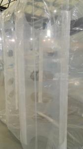 China Transparent anti-sifting PE baffle liner attached to Jumbo bag FIBC factory