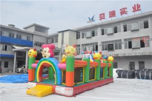China Plato PVC Tarpaulin Inflatable Toddler Playground / Inflatable Fun City factory