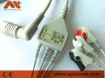 Omron > Colin BP-88, BP-306 Compatible 3 Lead Clip Direct-Connect ECG Cable