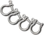 Polished Stainless Steel Marine Bolt Type Anchor Shackle for Wire Rope Sling