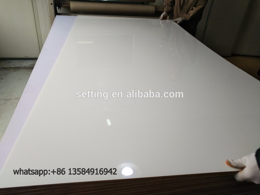 9mm high glossy acrylic board for shopping mall racks