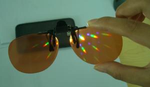 China Customized 3D Fireworks Glasses Thick Lenses Eco Friendly Materials factory