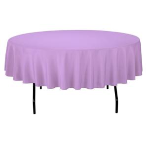 China Best-selling Custom Printing PEVA Plastic Round Table Cloth For Banquet factory