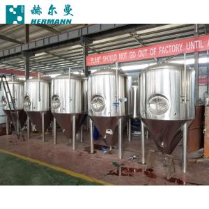 China Brushed Surface CCT Conical Fermentation Tank For Brewery Equipment factory