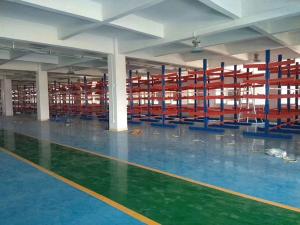 China Powder Coating Industrial Metal Racks Timber Storage 500 - 1000kg factory