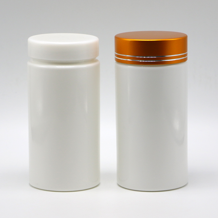 Pharmacy 200mL HDPE Plastic Bottles with Screw Cap and Straight Cylinder Shape