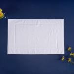 Jacquard Logo Hotel Bath Mat 50*80cm Double - Sided Absorbent Cotton Yarn