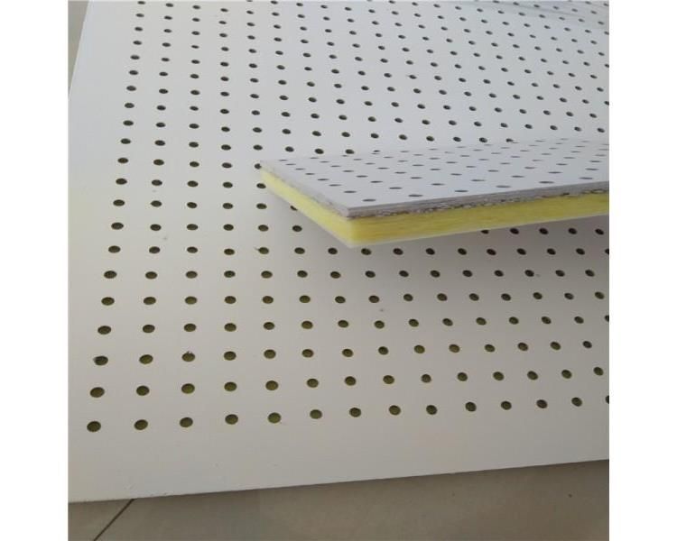 Cheap Acoustic Fiberglass Decorative Ceiling Panel for Sound Absorption