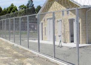 China Grey 4mm Clear View 358 Mesh Fencing Height 2.2m factory