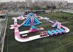 Professioanl Inflatable Floating Water Park , Water Amusement Park Obsatcle