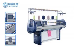 China High Speed 1.1 KW 14 Gauge School Sweater Flat Knitting Machine Weaving Pattern factory