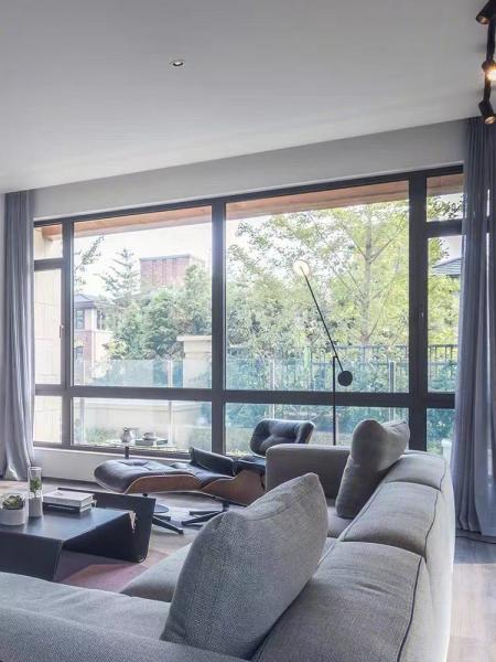 Aluminum Alloy Customized Soundproof Casement Windows with Powder Spraying and