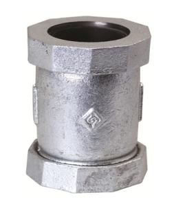 China malleable iron pipe fitting long compression coupling factory