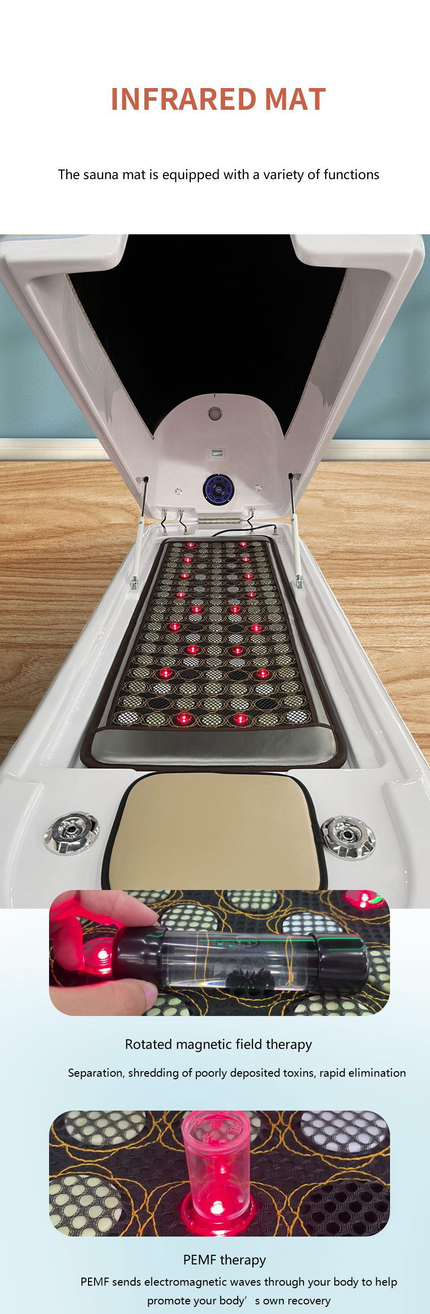 Pemf Therapy Hydration Station Spa Capsule Ozone Sauna For Weight Loss