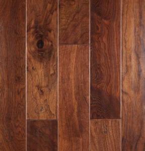 China American black walnut engineered hardwood flooring, distressed surface factory