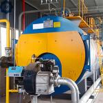High Efficiency PLC Automatic Diesel Oil Gas WNS Industrial Steam Boiler For
