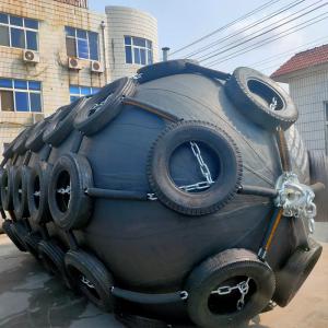 50kpa Floating Yokohama Rubber Fender Pneumatic Tyre Chain Net
