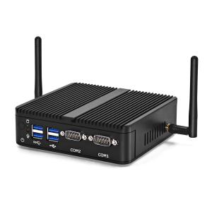China Compact Industrial Box PC Fanless Embedded Computer Windows 11 Intel J4125 on sale