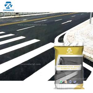 Crack Resistant reflective road line marking paint No Wrinkles Waterproofing